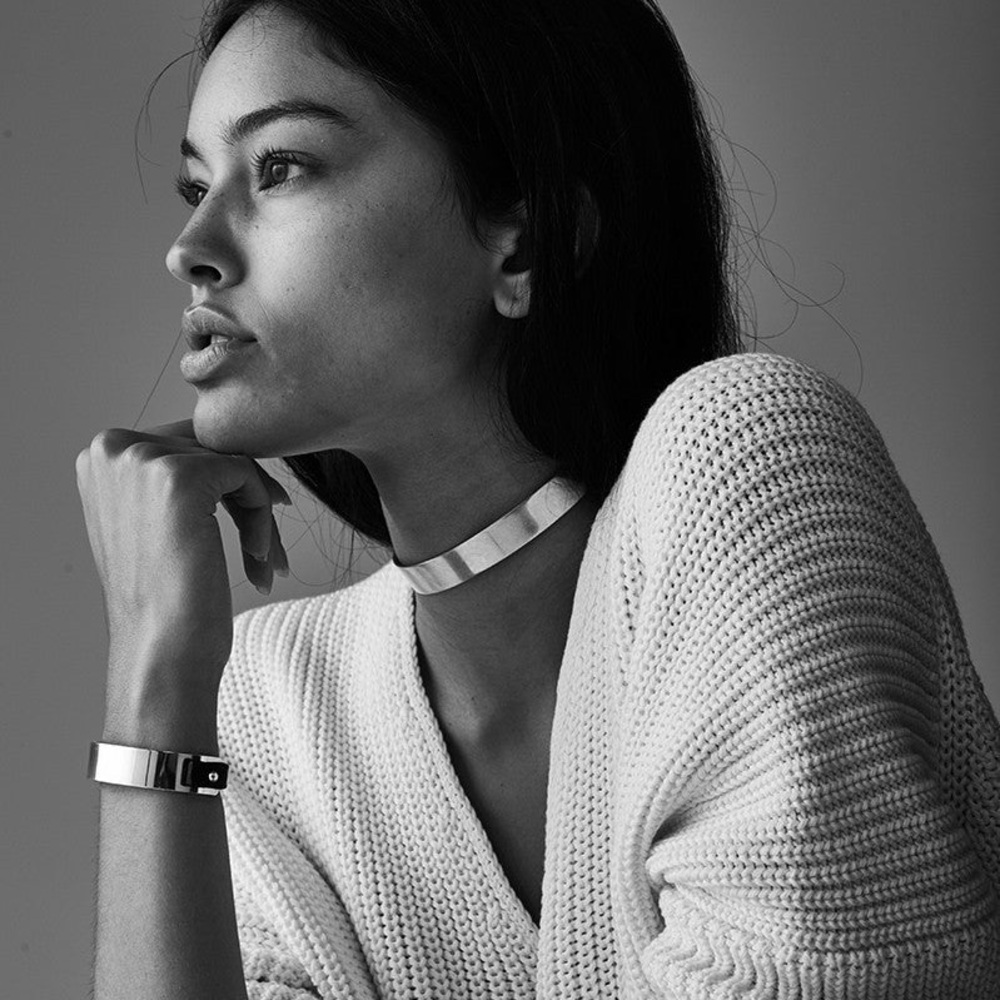 JENNY BIRD JANE CUFF IN HIGH POLISH GOLD - Picture 4 of 16